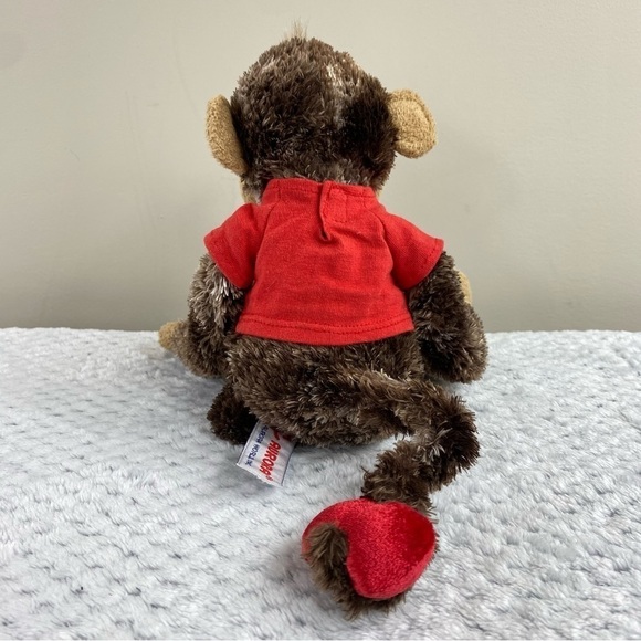 Aurora Cheeky Charlie Plush Stuffed Monkey‎ Light Up Cheeks Valentine’s 13" - Picture 6 of 10